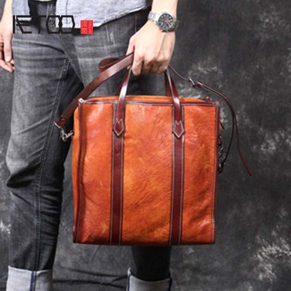 hbp aetoo head cowhide portable briefcase men's handmade vintage leather shoulder bag
hbp aetoo head cowhide portable briefcase men's handmade vintage leather shoulder bag