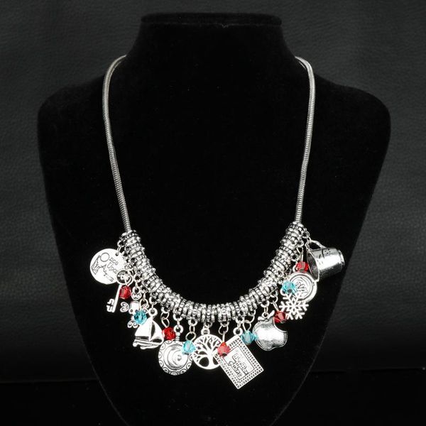 chains once upon a time jewelry maxi necklace for women accessories multi-pendants chain female vinage collier, Silver
chains once upon a time jewelry maxi necklace for women accessories multi-pendants chain female vinage collier, Silver