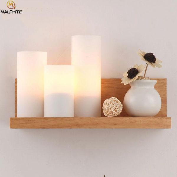 wall lamp modern sconces led balcony frosted glass wooden lighting fixtures for home bedside light indoor deco luminaire
wall lamp modern sconces led balcony frosted glass wooden lighting fixtures for home bedside light indoor deco luminaire