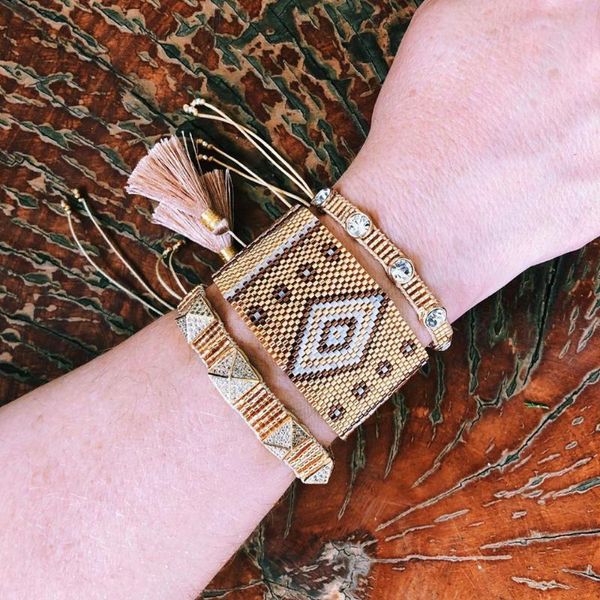 bluestar women bracelet miyuki bead jewelry bracelets fashion crystal micro pave zircon handmade woven tassel, Black
bluestar women bracelet miyuki bead jewelry bracelets fashion crystal micro pave zircon handmade woven tassel, Black
