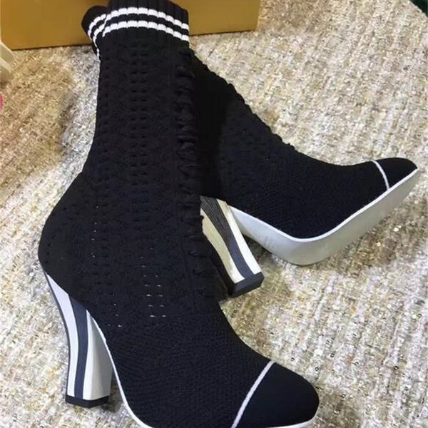 women new fashion ankle square ladies toe slip on weird-looking leap high boots in women's dress spring 8nbd, Black
women new fashion ankle square ladies toe slip on weird-looking leap high boots in women's dress spring 8nbd, Black