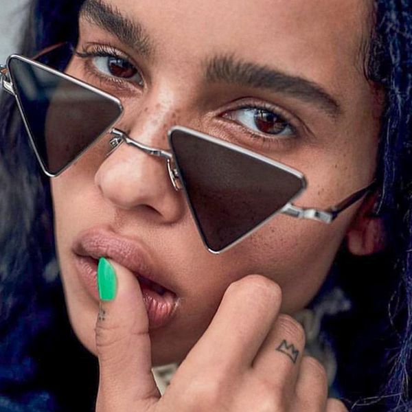 sunglasses triangle gradient lenses sun glasses for women men metal frame 93318, White;black
sunglasses triangle gradient lenses sun glasses for women men metal frame 93318, White;black