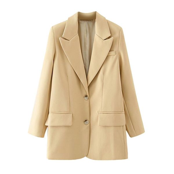 csmdtyjl chic loose solid women blazer autumn single breasted female suit jacket full sleeve outwear blaser femme 2020, White;black
csmdtyjl chic loose solid women blazer autumn single breasted female suit jacket full sleeve outwear blaser femme 2020, White;black
