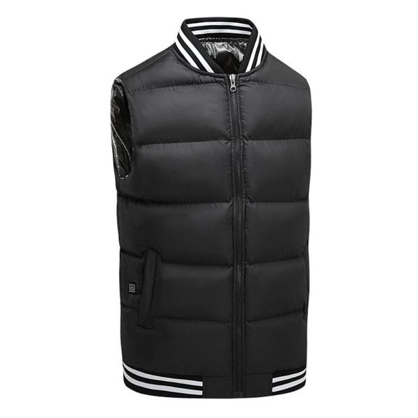 men's vests women men washable infrared winter warm riding skiing hiking electric heating vest fishing temperature control, Black;white
men's vests women men washable infrared winter warm riding skiing hiking electric heating vest fishing temperature control, Black;white