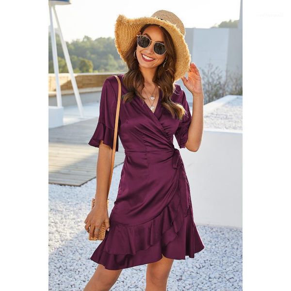 party dresses europe and america casual 2021 spring autumn women dress loose v neck female fashion half sleeve silm soild color1, White;black
party dresses europe and america casual 2021 spring autumn women dress loose v neck female fashion half sleeve silm soild color1, White;black
