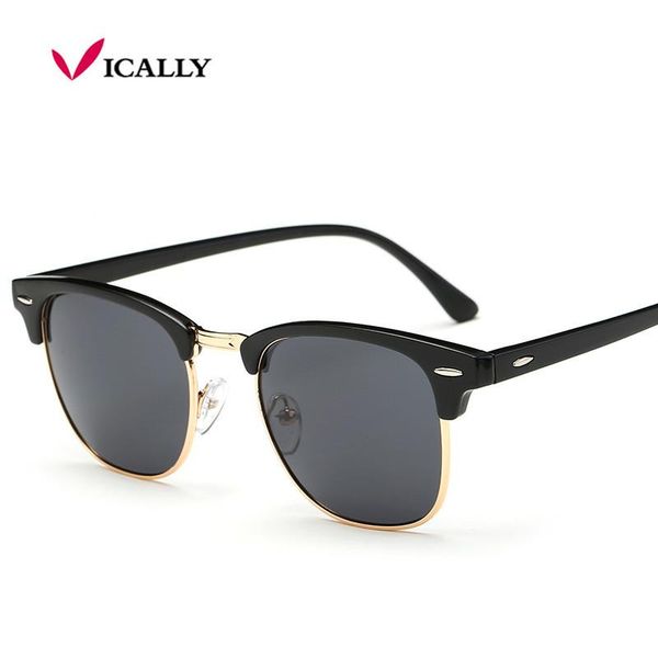 sunglasses half metal men women brand designer glasses mirror sun fashion gafas uv400 classic, White;black
sunglasses half metal men women brand designer glasses mirror sun fashion gafas uv400 classic, White;black