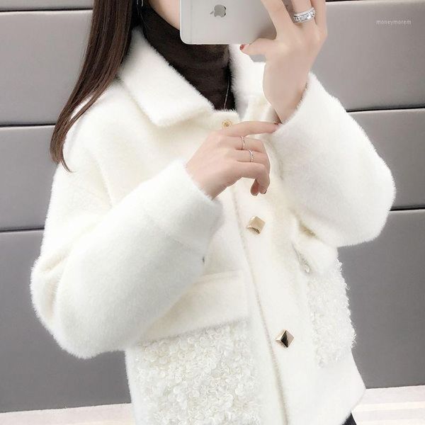 women's fur & faux 2021 autumn winter warm clothing female jacket plush coat artificial fluffy fleece women's outwear female1, Black
women's fur & faux 2021 autumn winter warm clothing female jacket plush coat artificial fluffy fleece women's outwear female1, Black