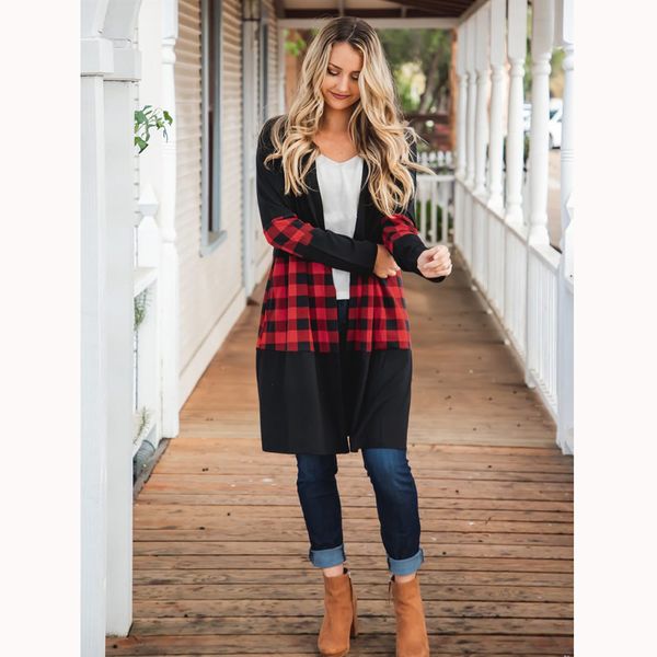 2021 new womens mid long baggy front colorblock pliad shawl neck cardigans coats nh0j, White;black
2021 new womens mid long baggy front colorblock pliad shawl neck cardigans coats nh0j, White;black