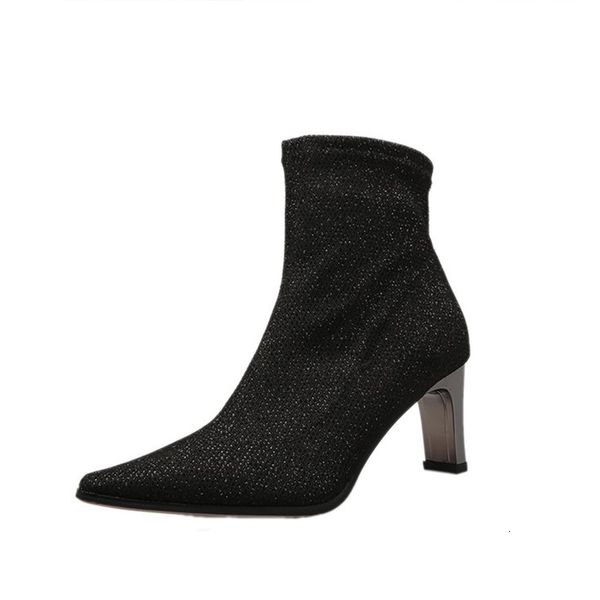 2021 new women ankle boots high heels shoes short plush warm autumn winter pumps sequined cloth bling ladies woman fashion lu6p, Black
2021 new women ankle boots high heels shoes short plush warm autumn winter pumps sequined cloth bling ladies woman fashion lu6p, Black