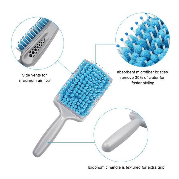 water fast drying hair towel comb air cushion massage anti-static brush blue/pink wa jllmaj, Silver
water fast drying hair towel comb air cushion massage anti-static brush blue/pink wa jllmaj, Silver