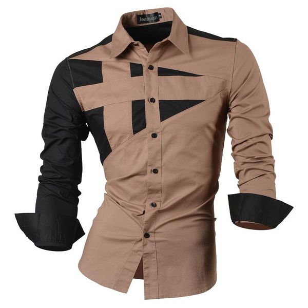 men's casual shirts 2021 spring autumn features men jeans shirt arrival long sleeve slim fit male 8397, White;black
men's casual shirts 2021 spring autumn features men jeans shirt arrival long sleeve slim fit male 8397, White;black