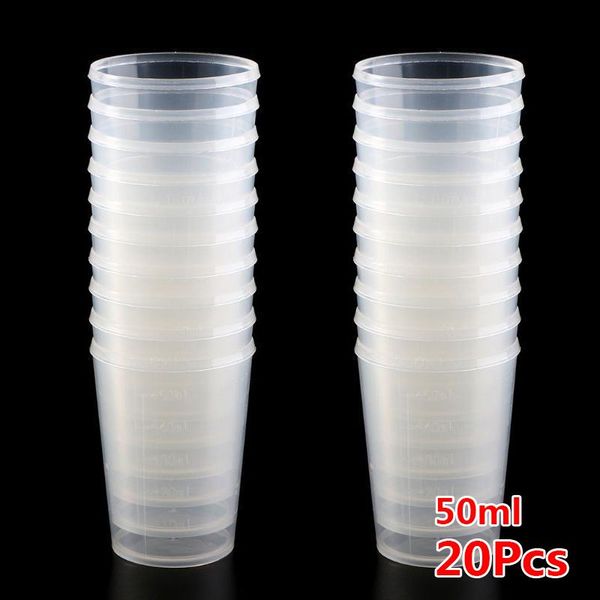 20pcs 15 30 50ml transparent plastics measure cups dual scales cup container for measuring small amounts of liquids wmtelp
20pcs 15 30 50ml transparent plastics measure cups dual scales cup container for measuring small amounts of liquids wmtelp