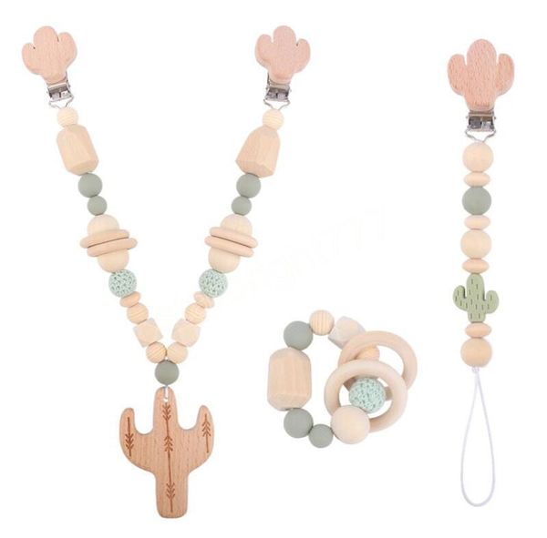 ins baby wooden soothers & teethers holder set cactus shape beads ball design health care teething training infant pacifier anti-drop chain
ins baby wooden soothers & teethers holder set cactus shape beads ball design health care teething training infant pacifier anti-drop chain