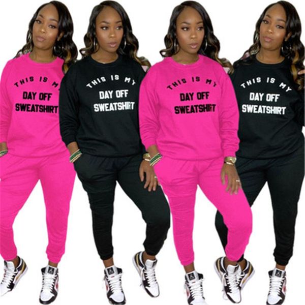 womens letter printing 2pcs sets fashion trend long sleeve round neck sweatshirt pant suits designer female spring casual loose tracksuits, Gray
womens letter printing 2pcs sets fashion trend long sleeve round neck sweatshirt pant suits designer female spring casual loose tracksuits, Gray