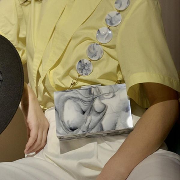 marble acrylic bags vintage women messenger bags black white ink painting evening clutch party prom handbags
marble acrylic bags vintage women messenger bags black white ink painting evening clutch party prom handbags