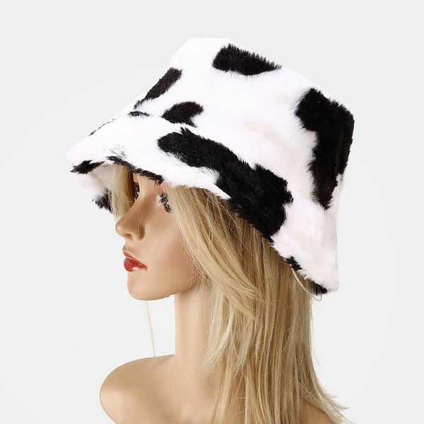 wide brim hats warm plus velvet fisherman cap cow pattern autumn winter bucket hat women faux fur soft panama windproof flat basin, Blue;gray
wide brim hats warm plus velvet fisherman cap cow pattern autumn winter bucket hat women faux fur soft panama windproof flat basin, Blue;gray