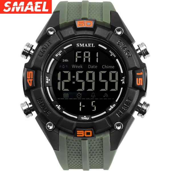 smael smier sport men's watch new electronic watch multi function luminous waterproof trend student watch, Slivery;brown
smael smier sport men's watch new electronic watch multi function luminous waterproof trend student watch, Slivery;brown