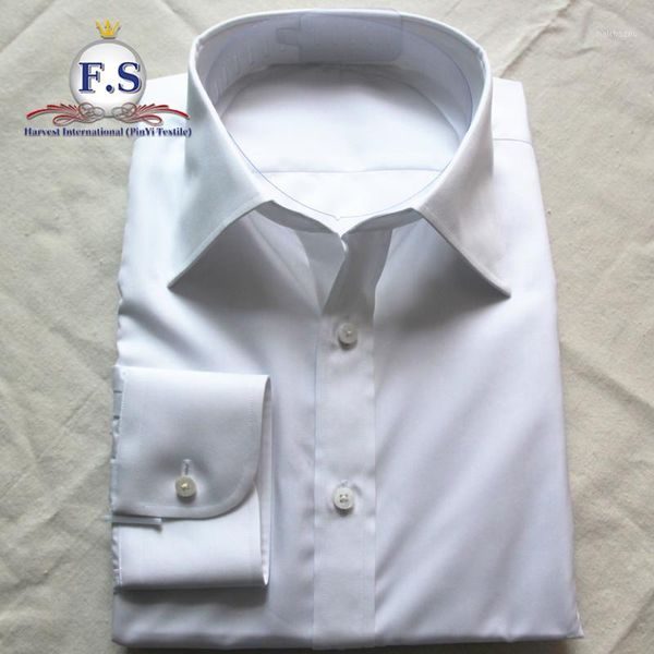 non button collar, tailored 120's popline men dress shirt with long sleeve1, White;black
non button collar, tailored 120's popline men dress shirt with long sleeve1, White;black