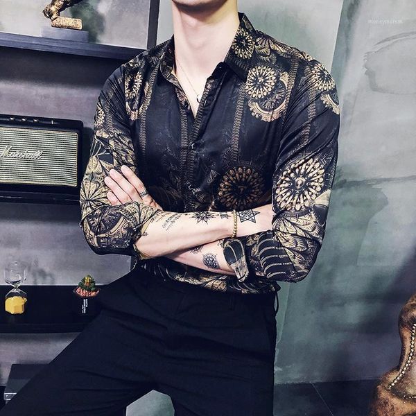 men's dress shirts luxury baroque long sleeve slim fit shirt men designer 2021 print social club spring camisa masculina1, White;black
men's dress shirts luxury baroque long sleeve slim fit shirt men designer 2021 print social club spring camisa masculina1, White;black