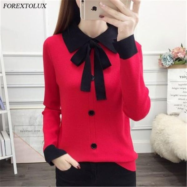 forextolux 2020 new autumn women's sweet bow lace up knitwear pullover long sleeve button bow collar girls red knitted pullover1, White;black
forextolux 2020 new autumn women's sweet bow lace up knitwear pullover long sleeve button bow collar girls red knitted pullover1, White;black