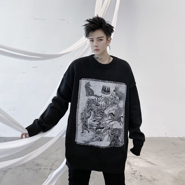 2020 animal standard men pullover thick male streetwear hiphop sweater aoy2, White;black
2020 animal standard men pullover thick male streetwear hiphop sweater aoy2, White;black