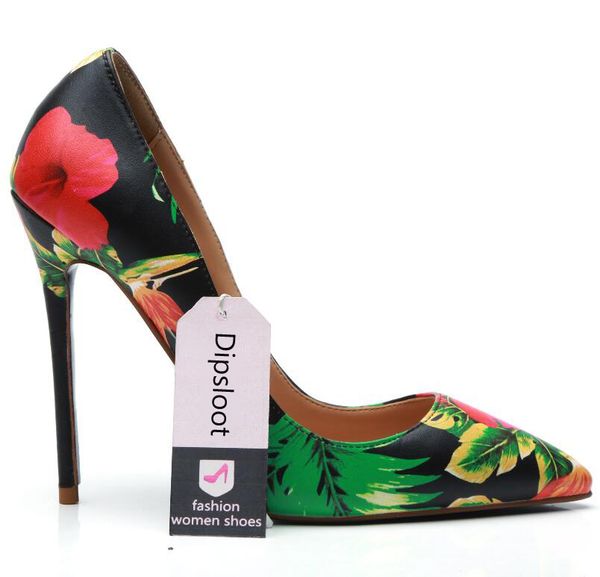 flower green red leaves leather printing finger bombs pointed down female leathers spring stilettos high leap shoes dressed in floral p3ow, Black
flower green red leaves leather printing finger bombs pointed down female leathers spring stilettos high leap shoes dressed in floral p3ow, Black