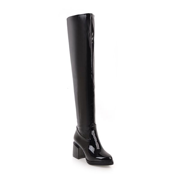 woman on-the-knee 2021 patent heels pointed finger of european and toe female winter boots online b3em, Black
woman on-the-knee 2021 patent heels pointed finger of european and toe female winter boots online b3em, Black