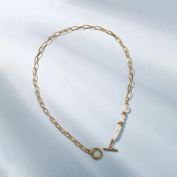 chokers 2021 irregular natural pearls toggle clasp necklaces for women gold mixed linked circle choker necklace female jewelry, Golden;silver
chokers 2021 irregular natural pearls toggle clasp necklaces for women gold mixed linked circle choker necklace female jewelry, Golden;silver