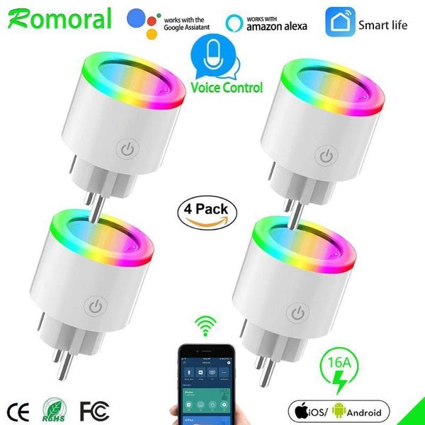 smart power plugs 16a eu rgb wifi plug with monitor, wireless socket outlet google home alexa voice control1 
smart power plugs 16a eu rgb wifi plug with monitor, wireless socket outlet google home alexa voice control1
