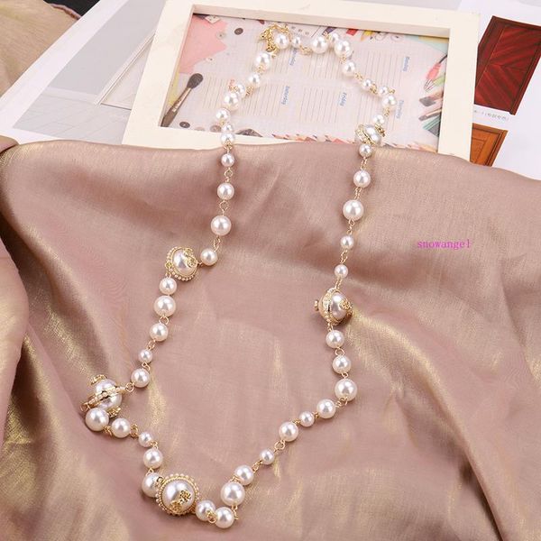 2020 new long necklace big brand exaggeration small fragrance pearl pendant fashion sweater, Silver
2020 new long necklace big brand exaggeration small fragrance pearl pendant fashion sweater, Silver