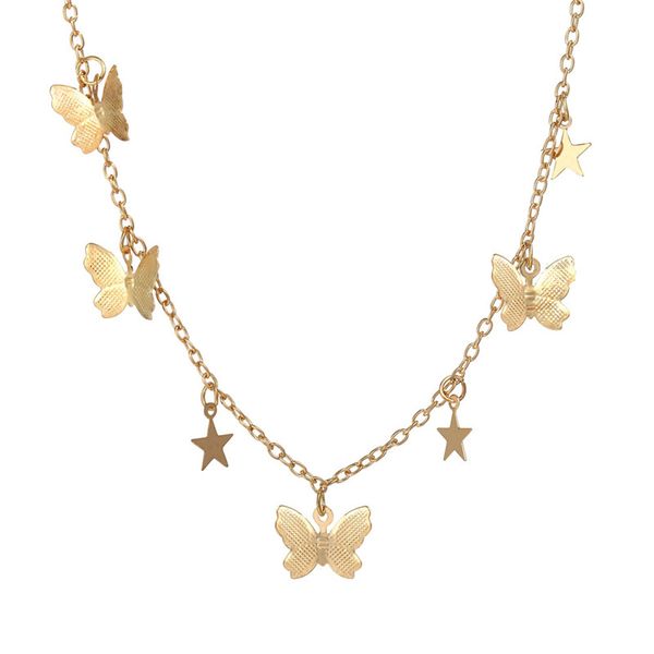 fashion animal butterfly stars chain necklaces clavicle chain necklaces for women jewelry goth chain necklace, Silver
fashion animal butterfly stars chain necklaces clavicle chain necklaces for women jewelry goth chain necklace, Silver