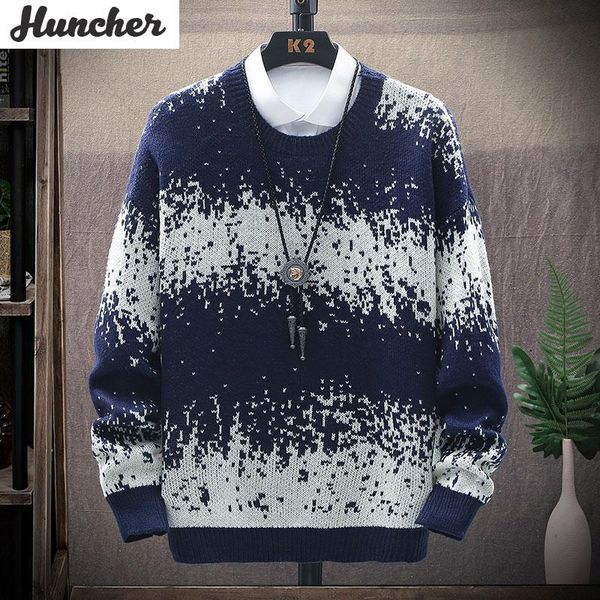mens pullover sweater men 2020 vintage korean style jumper fashion casual oversized striped knitted blue for kg-626, White;black
mens pullover sweater men 2020 vintage korean style jumper fashion casual oversized striped knitted blue for kg-626, White;black