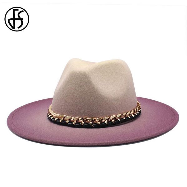 wide brim hats fs 2021 autumn winter for women men wool felt jazz fedoras hat ladies panama trilby cowboy wedding gentleman cap, Blue;gray
wide brim hats fs 2021 autumn winter for women men wool felt jazz fedoras hat ladies panama trilby cowboy wedding gentleman cap, Blue;gray