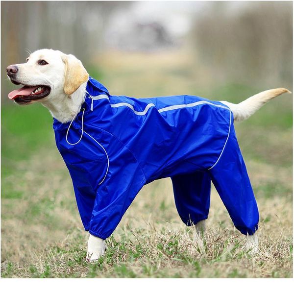 pet dog raincoat reflective waterproof zipper clothes high neck hooded jumpsuit for small big dogs overalls rain cloak bbyctt
pet dog raincoat reflective waterproof zipper clothes high neck hooded jumpsuit for small big dogs overalls rain cloak bbyctt