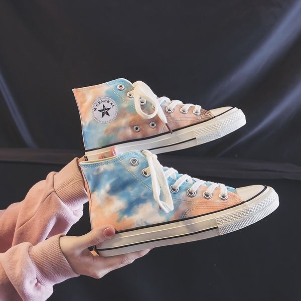 women shoes new high-canvas shoes spring breathable mixed colors trend flats women's sneakers casual comfortable shoes y200801, Black
women shoes new high-canvas shoes spring breathable mixed colors trend flats women's sneakers casual comfortable shoes y200801, Black