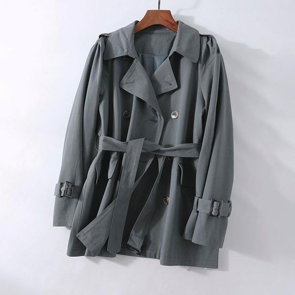 women's trench coats fall 2021 women clothing autumn fashion temperament suit collar double - breasted medium length coat femme veste, Tan;black
women's trench coats fall 2021 women clothing autumn fashion temperament suit collar double - breasted medium length coat femme veste, Tan;black