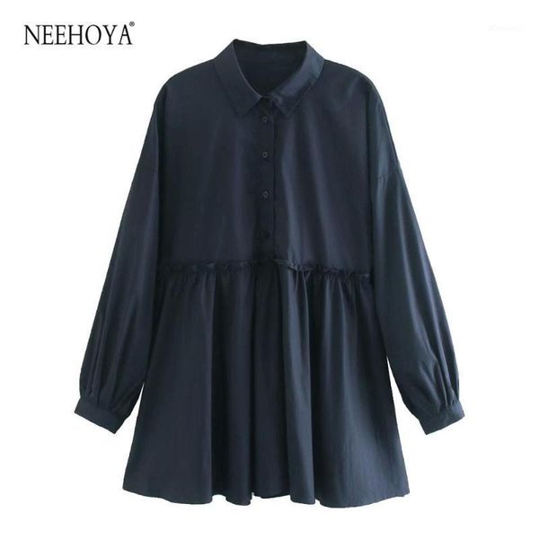 women 2020 chic fashion pleated button-up mini dress vintage lapel collar long sleeve female dresses vestidos mujer1, Black;gray
women 2020 chic fashion pleated button-up mini dress vintage lapel collar long sleeve female dresses vestidos mujer1, Black;gray