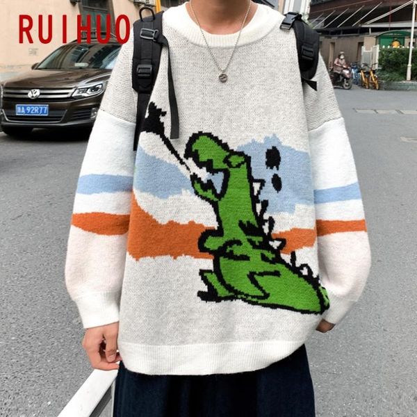 ruihuo cartoon knitted sweater men clothing harajuku sweaters pullover men sweater fashion mens clothes -2xl 2020, White;black
ruihuo cartoon knitted sweater men clothing harajuku sweaters pullover men sweater fashion mens clothes -2xl 2020, White;black