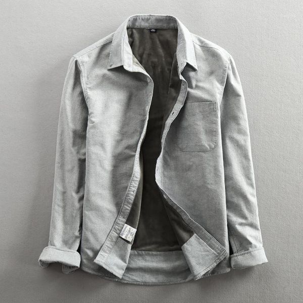 men male autumn and winter fashion brand japan style vintage slim fit solid color cashmere velvet thick warm long sleeve shirt1, White;black
men male autumn and winter fashion brand japan style vintage slim fit solid color cashmere velvet thick warm long sleeve shirt1, White;black