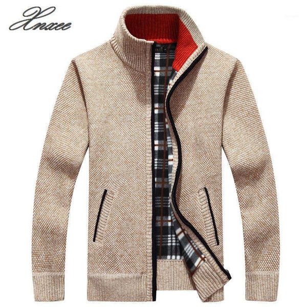 2020 men's jacket autumn winter warm cashmere wool zipper jackets pullover man casual knitwear sweaters coat plus size m-4xl1, Black;brown
2020 men's jacket autumn winter warm cashmere wool zipper jackets pullover man casual knitwear sweaters coat plus size m-4xl1, Black;brown