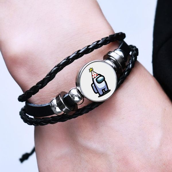 2020 game among us bracelet for men women kids adjustable black pu leather bracelets family christmas gift party favor
2020 game among us bracelet for men women kids adjustable black pu leather bracelets family christmas gift party favor