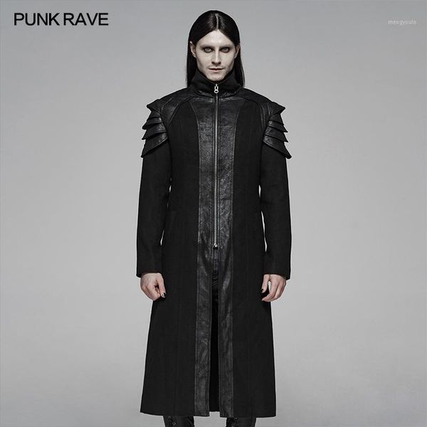punk rave men's punk double-side-woolen armor long coat with halloween club party cosplay jackets with pockets on both sides1, Black
punk rave men's punk double-side-woolen armor long coat with halloween club party cosplay jackets with pockets on both sides1, Black