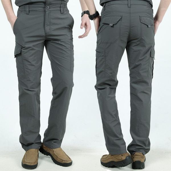 men's thin pants cargo work army breathable waterproof quick dry men pants casual summer trousers style tactical1, Black
men's thin pants cargo work army breathable waterproof quick dry men pants casual summer trousers style tactical1, Black