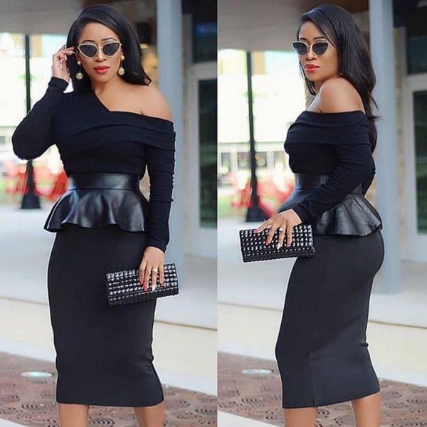 african dresses for women dashiki autumn plus size patchwork dress ladies african clothing dew shoulder leather skirt -3xl, Black;gray
african dresses for women dashiki autumn plus size patchwork dress ladies african clothing dew shoulder leather skirt -3xl, Black;gray