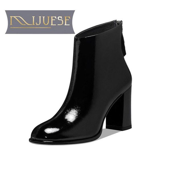 boots mljuese 2021 women ankle cow leather winter short plush round toe zipper super high heels female size 42, Black
boots mljuese 2021 women ankle cow leather winter short plush round toe zipper super high heels female size 42, Black