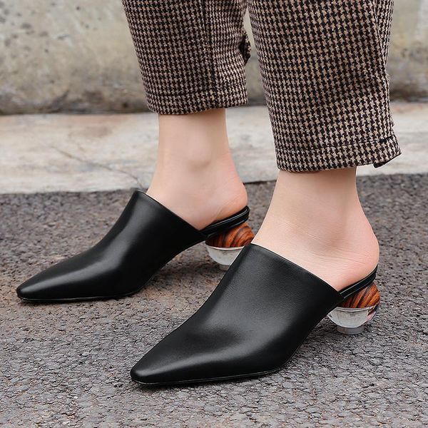 dress shoes us4-11 womens baotou toe leather ball clear transparent strange heel slipper pumps slingback black white plus size b308
dress shoes us4-11 womens baotou toe leather ball clear transparent strange heel slipper pumps slingback black white plus size b308