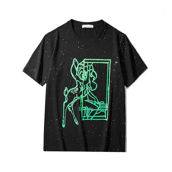 2021 hong kong fashion brand new star studded sequin deer printed cotton short sleeve t-shirt for men and women hh45, White;black
2021 hong kong fashion brand new star studded sequin deer printed cotton short sleeve t-shirt for men and women hh45, White;black