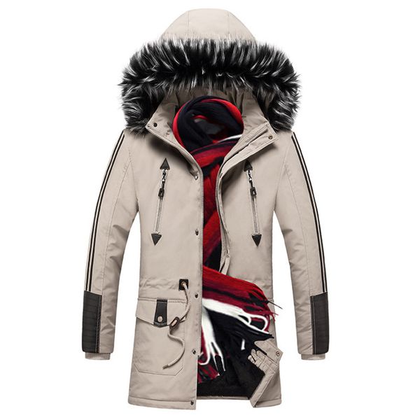 mens winter long jacket casual thick fur hooded parka men brand padded parkas male cotton outerwear coat male clothing c1212, Black
mens winter long jacket casual thick fur hooded parka men brand padded parkas male cotton outerwear coat male clothing c1212, Black