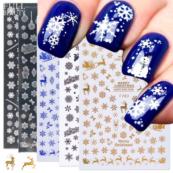new 3d christmas slider nail sticker decals white gold snowflakes charms new year adhesive foils for manicure beauty decor, Black
new 3d christmas slider nail sticker decals white gold snowflakes charms new year adhesive foils for manicure beauty decor, Black
