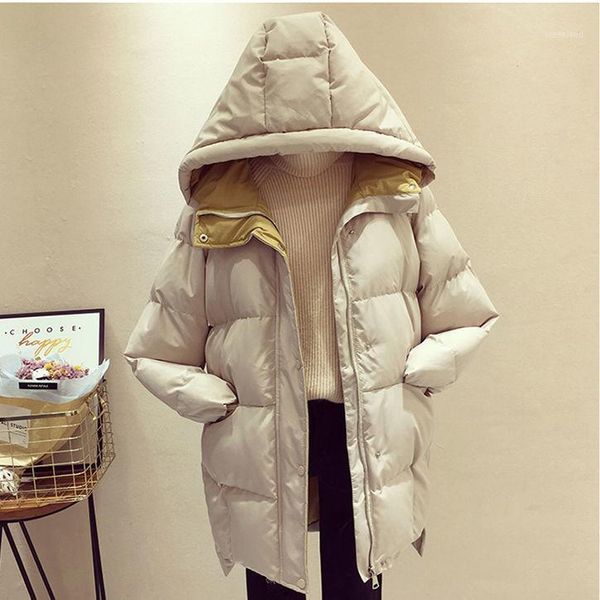 long hooded winter jackets women warm cotton coats female casual loose cotton-padded coat outwear womens solid warm winter coats1, Black
long hooded winter jackets women warm cotton coats female casual loose cotton-padded coat outwear womens solid warm winter coats1, Black